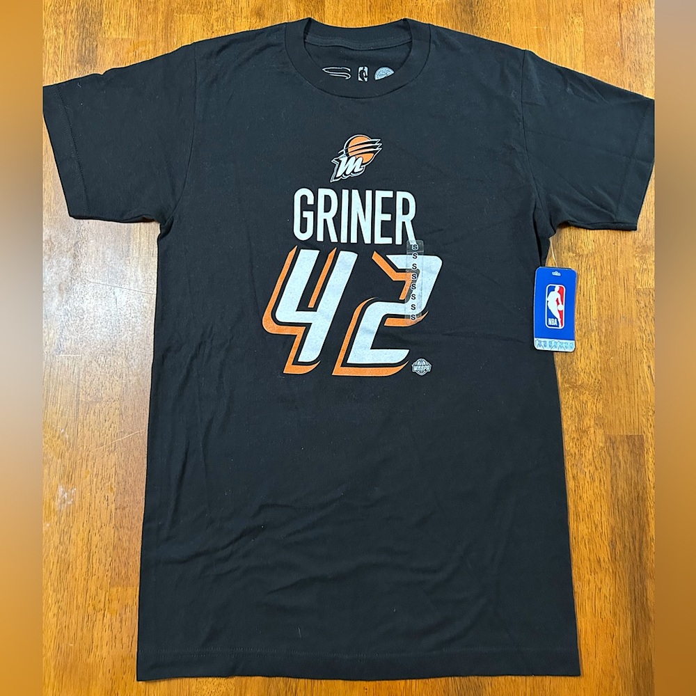 Phoenix Mercury WNBA Shirt | Brittney Griner #42 Tee | Women Small |NBA Licensed